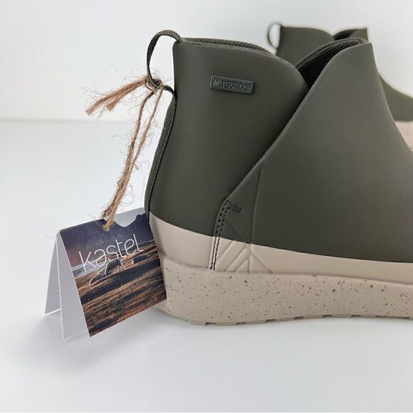 NWT Kastel Røros mud waterproof green rainboots Size 6 - Picture 11 of 16